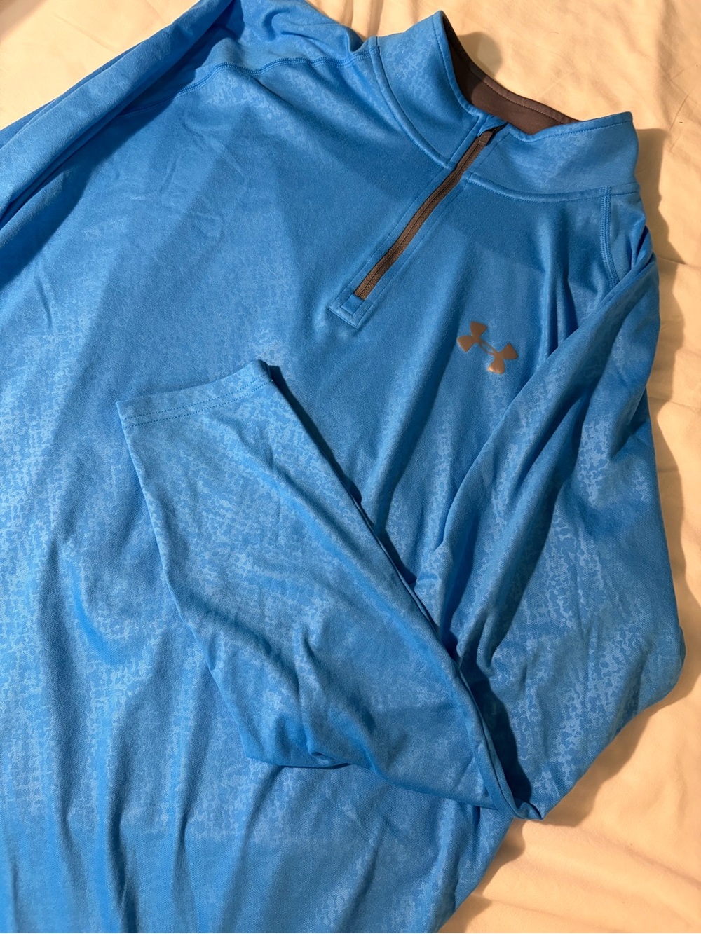 Under Armour Men's Bright Blue Half-Zip Performance Pullover